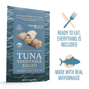 NEW Tuna Vegetable Salad Backpack Meal