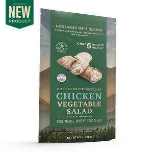 NEW Chicken Vegetable Salad Backpack Meal